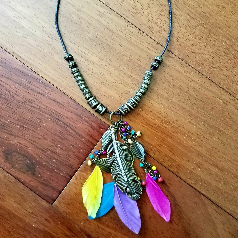 Colorful Long Festival Necklace